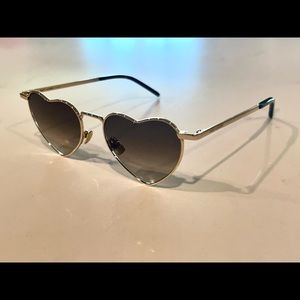 Saint Laurent Lou Lou Heart shape sunglasses